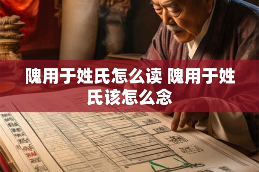 隗用于姓氏怎么读 隗用于姓氏该怎么念 隗用于姓氏怎么读 隗用于姓氏该怎么念