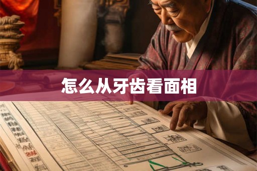 怎么从牙齿看面相