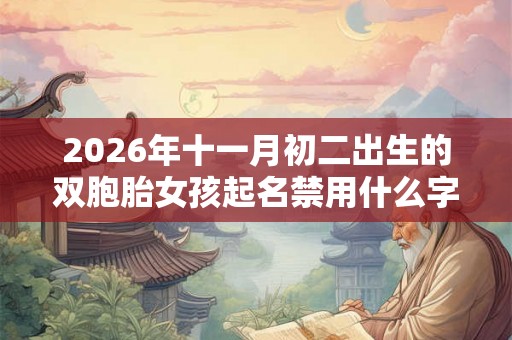 2026年十一月初二出生的双胞胎女孩起名禁用什么字,五行属什么 2026年十一月初二出生的双胞胎女孩起名禁用什么字,五行属什么