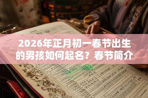 2026年正月初一春节出生的男孩如何起名？春节简介