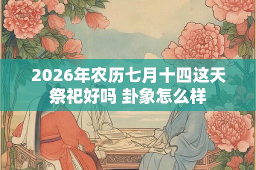 2026年农历七月十四这天祭祀好吗 卦象怎么样 2026年农历七月十四这天祭祀好吗 卦象怎么样