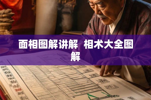 面相图解讲解  相术大全图解