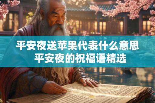 平安夜送苹果代表什么意思 平安夜的祝福语精选 平安夜送苹果代表什么意思 平安夜的祝福语精选