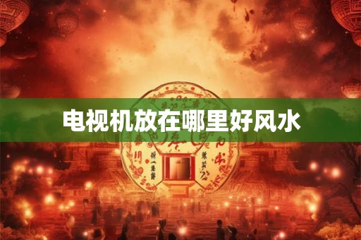 电视机放在哪里好风水