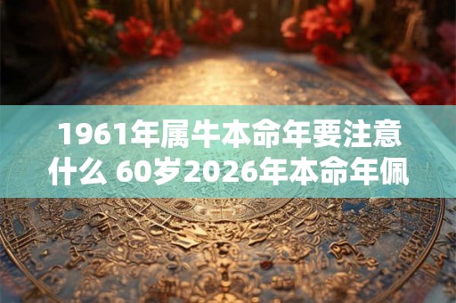1961年属牛本命年要注意什么 60岁2026年本命年佩戴什么好