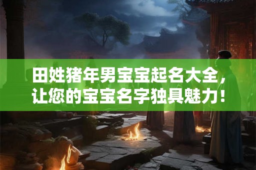 田姓猪年男宝宝起名大全，让您的宝宝名字独具魅力！