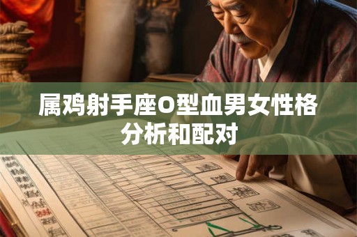 属鸡射手座O型血男女性格分析和配对