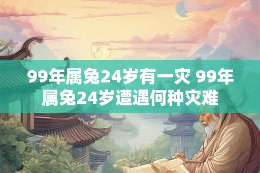 99年属兔24岁有一灾 99年属兔24岁遭遇何种灾难