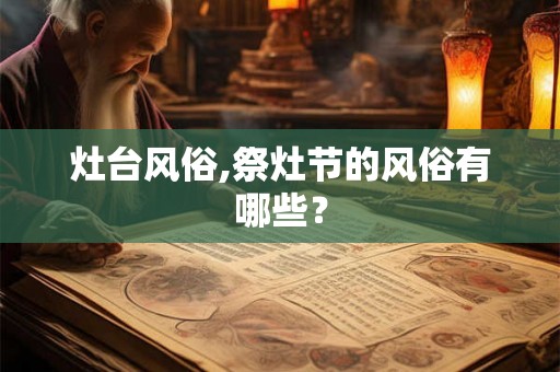 灶台风俗,祭灶节的风俗有哪些？