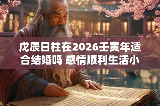 戊辰日柱在2026壬寅年适合结婚吗 感情顺利生活小康