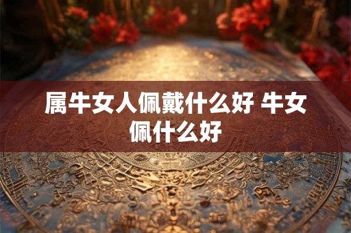 属牛女人佩戴什么好 牛女佩什么好 属牛女人佩戴什么好 牛女佩什么好
