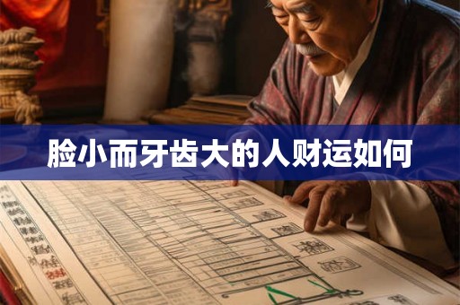 脸小而牙齿大的人财运如何 脸小而牙齿大的人财运如何