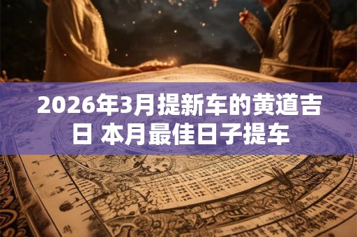 2026年3月提新车的黄道吉日 本月最佳日子提车