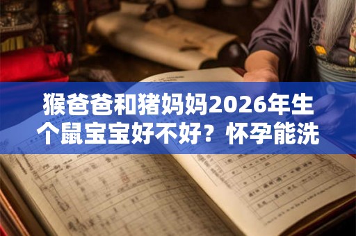 猴爸爸和猪妈妈2026年生个鼠宝宝好不好？怀孕能洗澡吗？