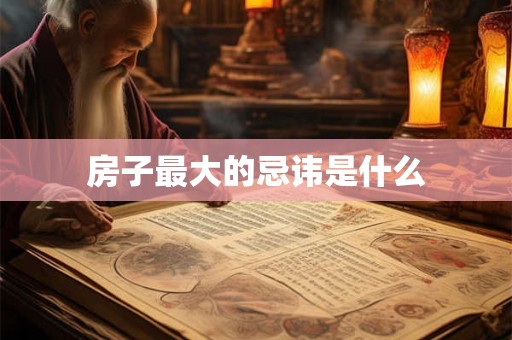 房子最大的忌讳是什么