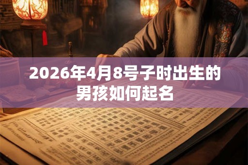 2026年4月8号子时出生的男孩如何起名 2026年4月8号子时出生的男孩如何起名