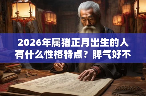 2026年属猪正月出生的人有什么性格特点?脾气好不好? 2026年属猪正月出生的人有什么性格特点?脾气好不好?