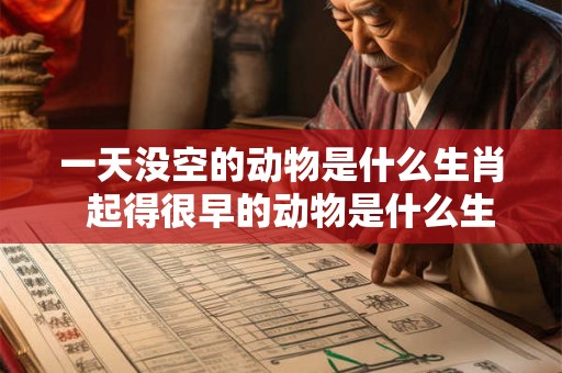 一天没空的动物是什么生肖  起得很早的动物是什么生肖