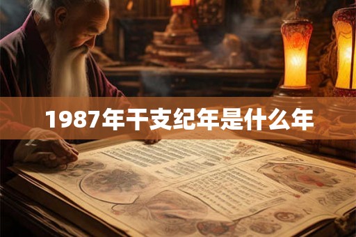 1987年干支纪年是什么年