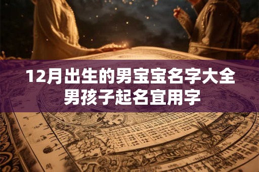 12月出生的男宝宝名字大全 男孩子起名宜用字