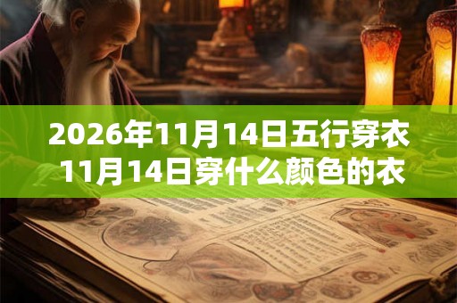 2026年11月14日五行穿衣 11月14日穿什么颜色的衣服旺运 2026年11月14日五行穿衣 11月14日穿什么颜色的衣服旺运