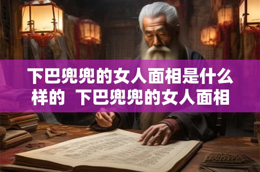 下巴兜兜的女人面相是什么样的  下巴兜兜的女人面相命运