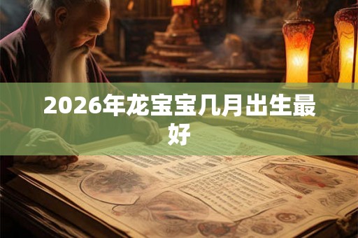 2026年龙宝宝几月出生最好