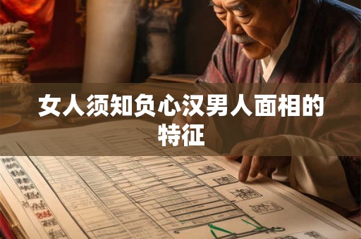 女人须知负心汉男人面相的特征 女人须知负心汉男人面相的特征