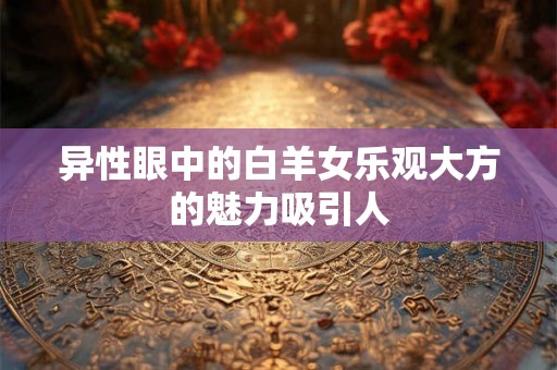 异性眼中的白羊女乐观大方的魅力吸引人 异性眼中的白羊女乐观大方的魅力吸引人