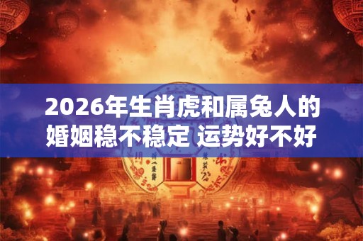 2026年生肖虎和属兔人的婚姻稳不稳定 运势好不好