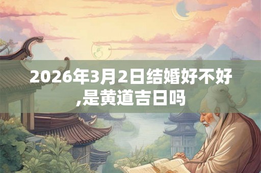 2026年3月2日结婚好不好,是黄道吉日吗