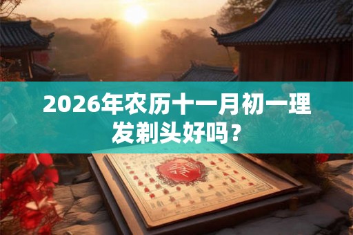 2026年农历十一月初一理发剃头好吗? 2026年农历十一月初一理发剃头好吗?