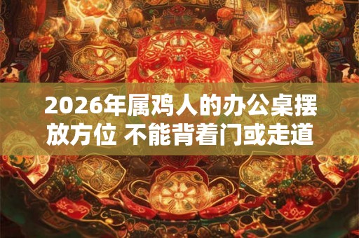 2026年属鸡人的办公桌摆放方位 不能背着门或走道