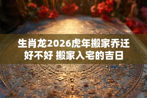 生肖龙2026虎年搬家乔迁好不好 搬家入宅的吉日