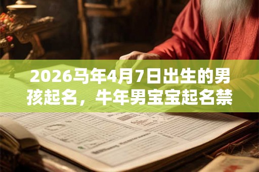 2026马年4月7日出生的男孩起名，牛年男宝宝起名禁忌