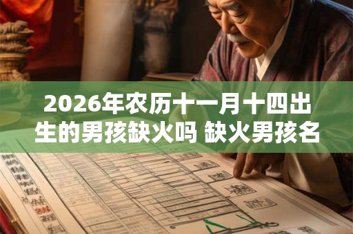 2026年农历十一月十四出生的男孩缺火吗 缺火男孩名字用的字