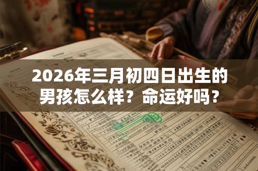 2026年三月初四日出生的男孩怎么样?命运好吗? 2026年三月初四日出生的男孩怎么样?命运好吗?