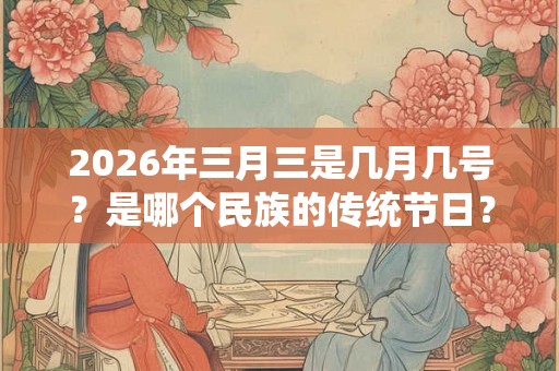2026年三月三是几月几号？是哪个民族的传统节日？