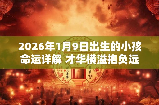 2026年1月9日出生的小孩命运详解 才华横溢抱负远大
