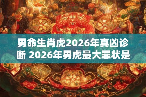 男命生肖虎2026年真凶诊断 2026年男虎最大罪状是什么 男命生肖虎2026年真凶诊断 2026年男虎最大罪状是什么
