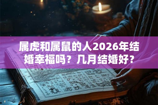 属虎和属鼠的人2026年结婚幸福吗？几月结婚好？