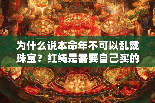 为什么说本命年不可以乱戴珠宝?红绳是需要自己买的吗? 为什么说本命年不可以乱戴珠宝?红绳是需要自己买的吗?