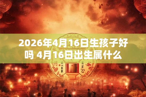 2026年4月16日生孩子好吗 4月16日出生属什么
