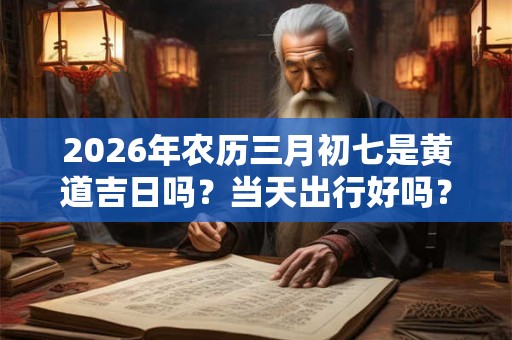 2026年农历三月初七是黄道吉日吗?当天出行好吗? 2026年农历三月初七是黄道吉日吗?当天出行好吗?