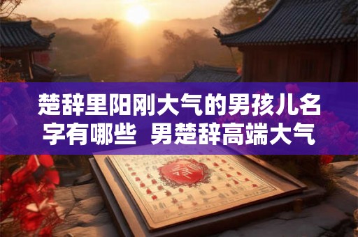 楚辞里阳刚大气的男孩儿名字有哪些  男楚辞高端大气名字