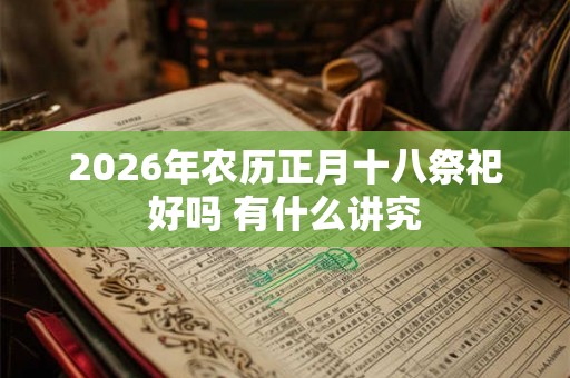 2026年农历正月十八祭祀好吗 有什么讲究 2026年农历正月十八祭祀好吗 有什么讲究