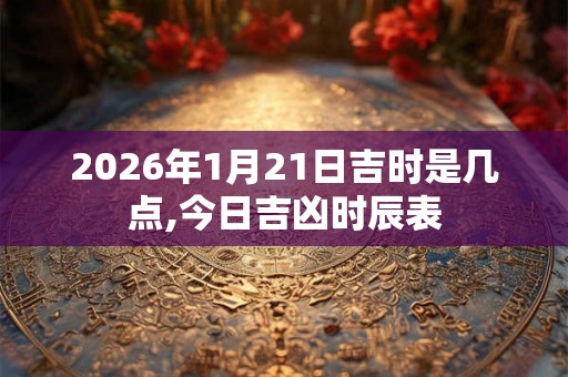 2026年1月21日吉时是几点,今日吉凶时辰表