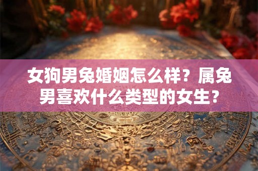 女狗男兔婚姻怎么样?属兔男喜欢什么类型的女生? 女狗男兔婚姻怎么样?属兔男喜欢什么类型的女生?