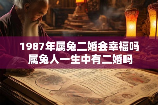 1987年属兔二婚会幸福吗 属兔人一生中有二婚吗