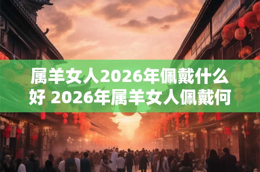 属羊女人2026年佩戴什么好 2026年属羊女人佩戴何物 属羊女人2026年佩戴什么好 2026年属羊女人佩戴何物